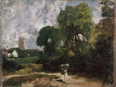 John Constable Stoke-by-Nayland, Suffolk. oil painting picture